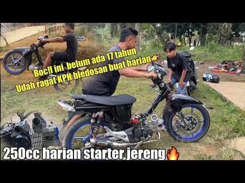 Bociilll! Dare to bore up his father's Supra to 250cc🫣