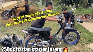 Download lagu Bociilll! Dare to bore up his father's Supra to 250cc🫣 mp3