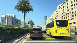 Al Barsha to Palm Jumeirah Dubai 🇦🇪 | Stunning Luxury Island Drive | 4K POV