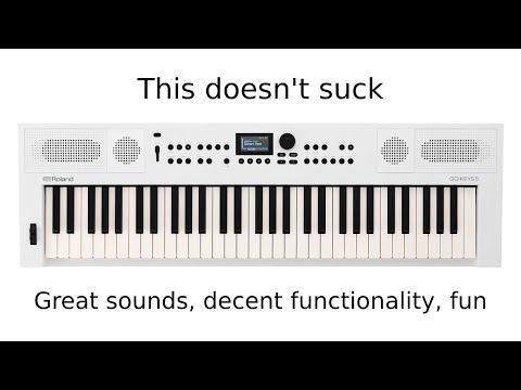 Quick demo and review of the Roland GO:KEYS 5