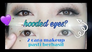 Download lagu TUTORIAL MAKEUP for hooded eyes - cara gampang makeup mata layu tanpa skot dan dengan skot. mp3