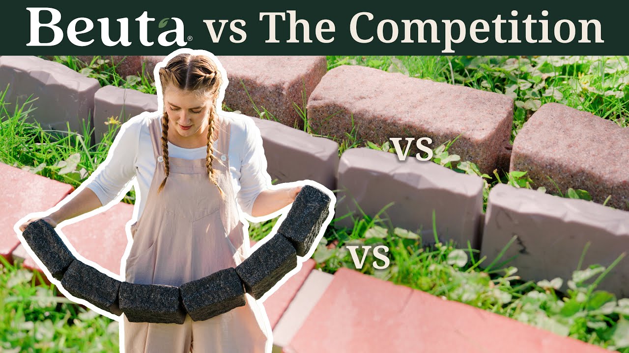 Beuta Landscape Edging VS Plastic Garden Edging