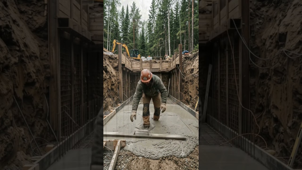 Built a Secret Underground Bunker From Scratch! 🏕️ shorts#trendingshorts #youtubeshorts