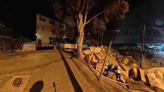 POV Night Courier Ride in Turkey