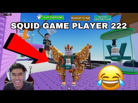 AKU MAIN DENGAN PLAYER 222 👶🏻 SQUID GAME TROLL TOWER 😂