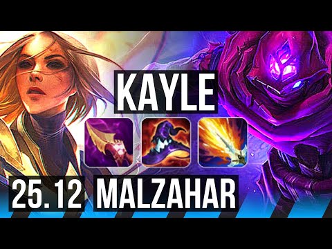KAYLE vs MALZAHAR (MID) | EUW Master | 25.12