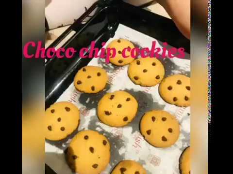 Choco chips cookies in oven| Very easy to make|Recipe in description box