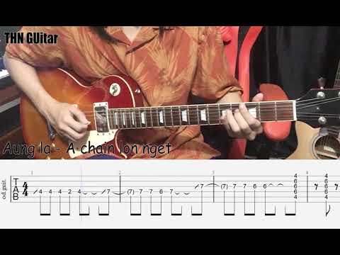 အောင်လ - အချိန်လွန်ငှက် Full guitar playthrough cover(Intro+solo With tab note)