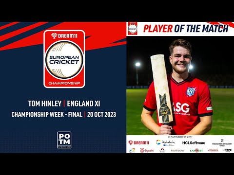 POTM: T.Hinley - ENG-XI vs NED-XI | Highlights | Dream11 ECC23 | 19 Oct 2023 | ECC23.109