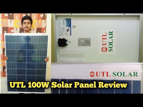 UTL 100W Poly Crystalline Solar Panel
