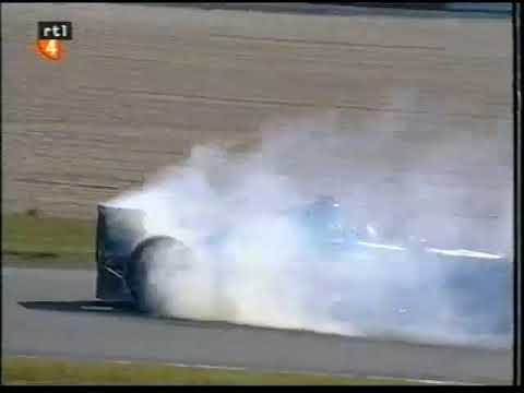 1998 F1 Luxembourg GP - Esteban Tuero spin during free practice