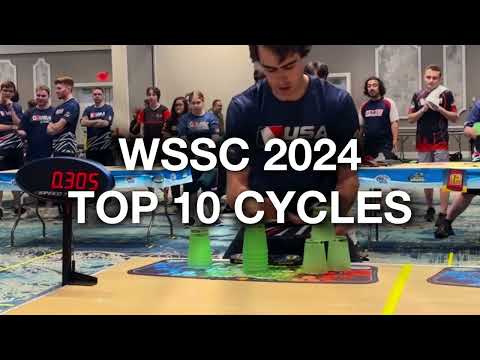 Top 10 Cycles at the 2024 World Sport Stacking Championships