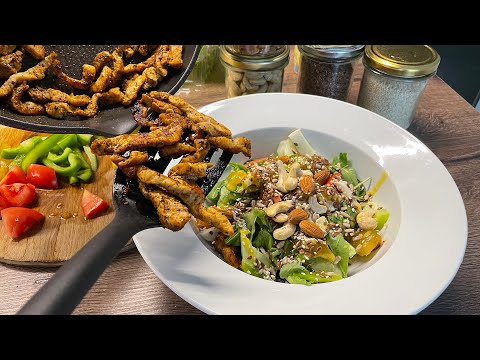 Melt In Mouth Tasty Pork Salad Recipe With Secret Ingredient | Homemade Beef Salad How to Cook