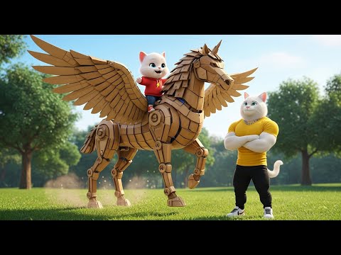 Mocked Kitten’s Cardboard Racehorse Turns the Race Around – Unbelievable Ending | AI Cat Story