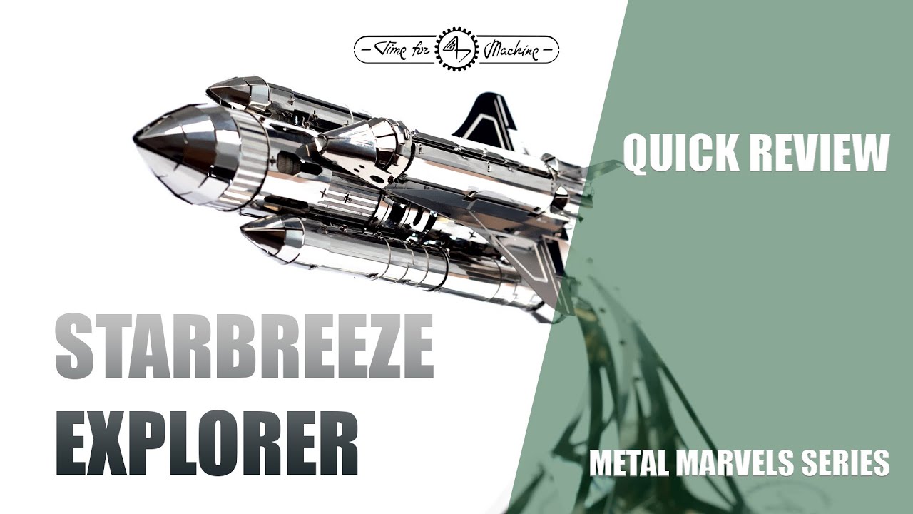 Ocelová stavebnice raketoplánu Starbreeze Explorer