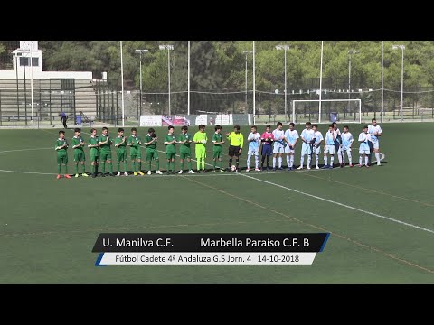 FÚTBOL CADETE J4 U. MANILVA C.F. -  MARBELLA PARAISO