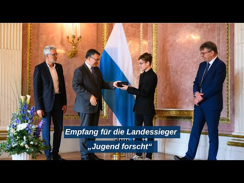 Empfang für die Landessieger 2022 „Jugend forscht“ - Bayern
