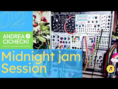 Modular synth, Strymon & Digitakt 'Midnight Jam Session 2' by Andrea Cichecki