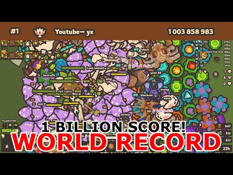 [TAMING.IO] 1.000.000.000 SCORE IN ONE GAME - THE ULTIMATE WORLD RECORD!