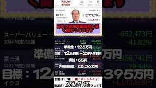 #日本株 #株初心者 #株式投資 #投資の勉強 #資産運用 #お金の勉強 #資産形成 #配当金活 #長期投資 #日本株投資 #youtubeshorts   #投資