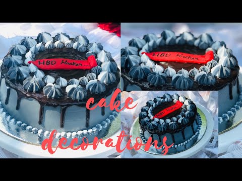 Cake decorating ideas/cake decorations/chocolate cake decorations❤️❤️