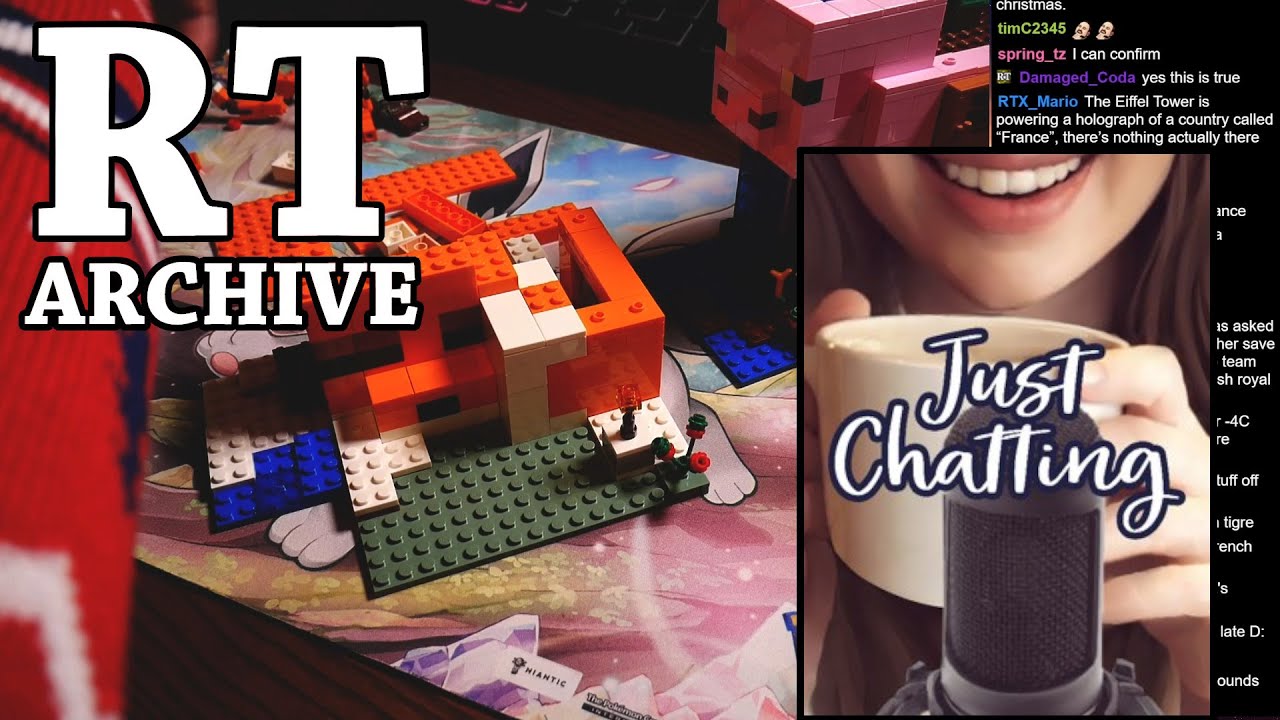 RTGame Streams: Building Lego Minecraft Pig House and Fox Lodge