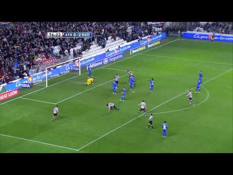 Gol de San José (1-2) en el Athletic de Bilbao - Rayo Vallecano - HD