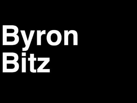 How to Pronounce Byron Bitz Vancouver Canucks NHL Hockey Player Runforthecube