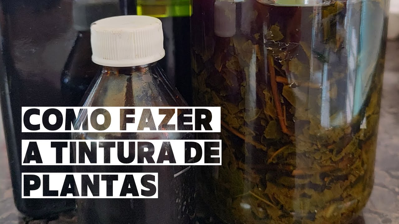 ✔COMO FAZER A TINTURA DE PLANTA🌱🥀☘🌱