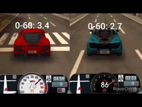 Driving School Sim Drag Race| 720s vs F8
