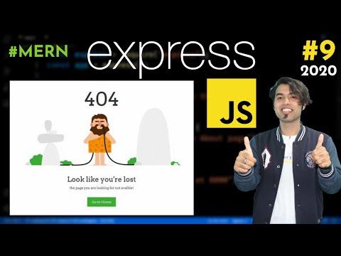  9 Add 404 error page in Dynamic Website using Express JS in Hindi