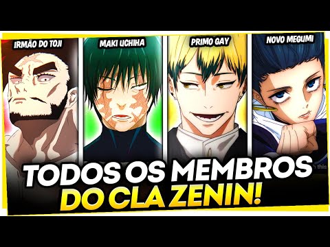 TODOS OS 13 FEITICEIROS DO CLÃ ZENIN E SEUS PODERES EXPLICADOS! JUJUTSU KAISEN
