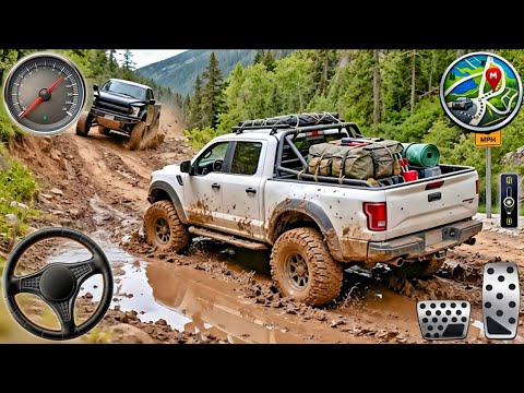 4x4 Offroad Jeep Driving Simulator 3D - Drive SUV 4x4 jeep Offroad Game - Android GamePlay