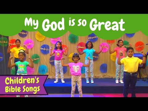 My God is so great Kids Song | Christian songs for kids with actions | Children's Christian songs