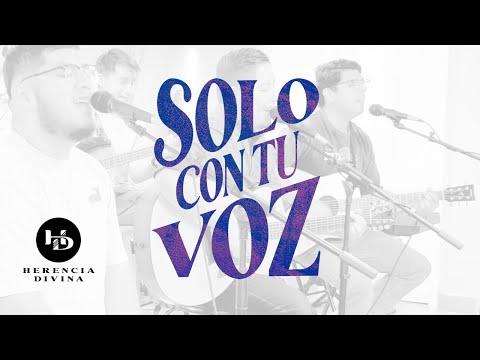 Solo Con Tu Voz - Twice Musica y MonteSanto (Herencia Divina cover) en Spotify y Apple