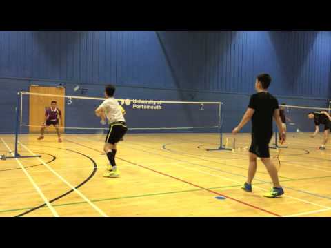 BUCS Badminton 2016/2017: [MD] UCL Men's 1sts vs Portsmouth Men's 1sts