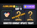 HAMSTER KOMBAT DAY 9 COMBO CARDS UPDATE HAMSTER KOMBAT 5 MILLION DAILY