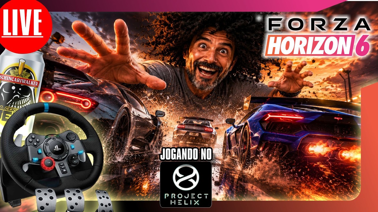 🎮🚨 AO VIVO  - O "PRÓ PLÊ " CONTINUA NO FORZA 6 JOGANDO NO PROJECT HELIX COM VOLANTE G29 #forza6