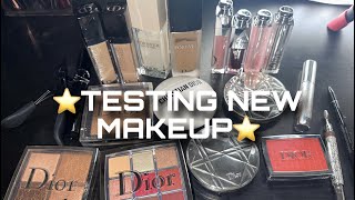 Testing Out Dior Makeup! // NEW MAKEUP ROUTINE??