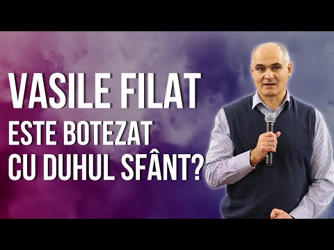 Is Vasile Filat baptized with the Holy Spirit? Does he speak in tongues?