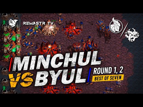 STARCRAFT FASTEST COREANO 🇰🇷 MINCHUL vs BYUL 🇰🇷 ROUND 1 y 2