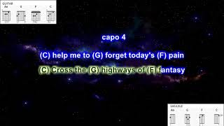 Download lagu Dream Weaver (capo 4) by Gary Wright play along with scrolling guitar chords and lyrics mp3