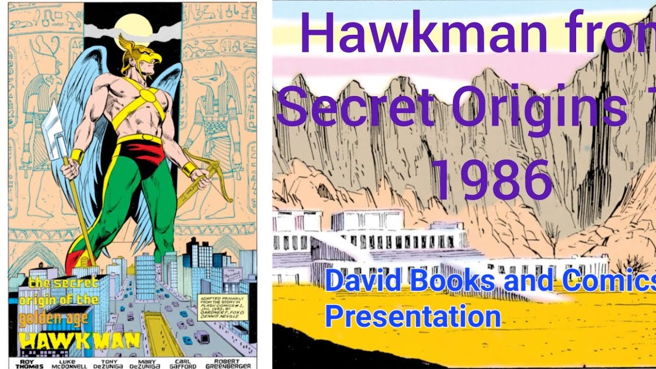 The Origin of Hawkman from Secret Origins 11, 1986