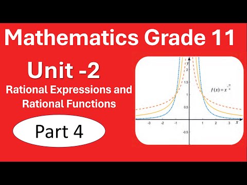 4. Maths Grade 11 | Class 11 Unit 2 | Part 4 Rational Inequality | New Curriculum