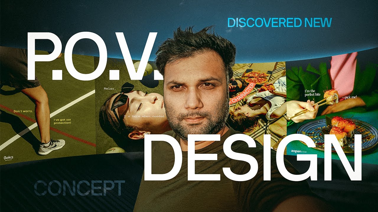 I discovered New "POV Graphic Design" Concept
