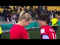 Ada Hegerberg and Saki Kumagai swapped jerseys after the game  🇳🇴🆚🇯🇵