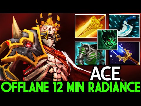 ACE [Wraith King] Next Level WK Offlane 12 Min Radiance Dota 2