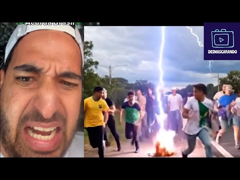 SURREAL: GADO BOLSONARISTA NÃO ENTENDE SIGNIFICADO DO RAIO E ACHA QUE É PROVAÇÃO DIVINA