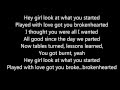 Broken Hearted - Lawson feat. B.o.B lyrics 