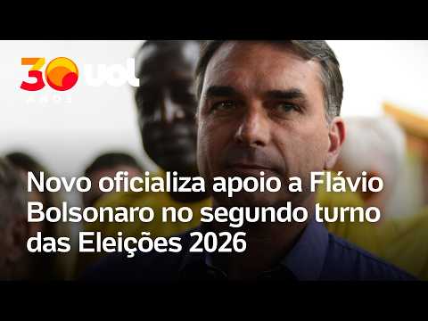 Partido Novo oficializa apoio a Flávio Bolsonaro no segundo turno das Eleições 2026